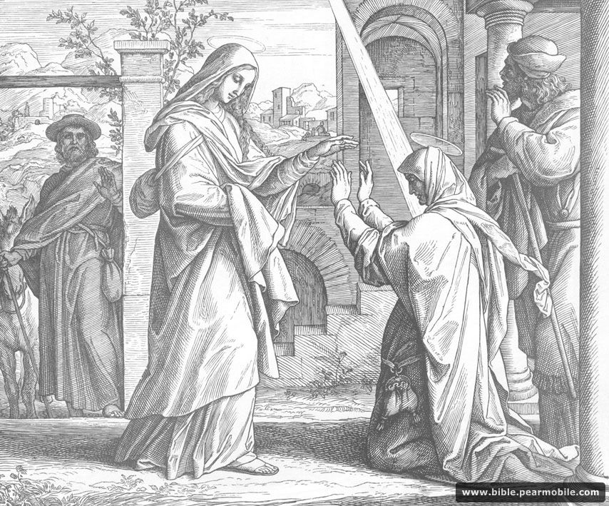 Luke 1:41 - Mary Visits Elizabeth