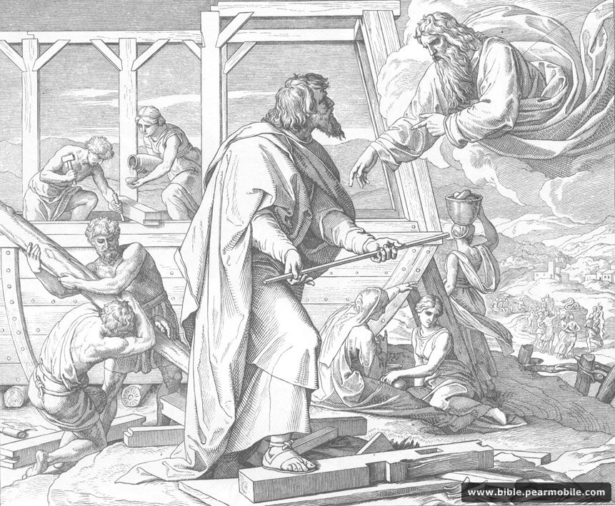První Mojžíšova 6:16 - Noah Builds the Ark