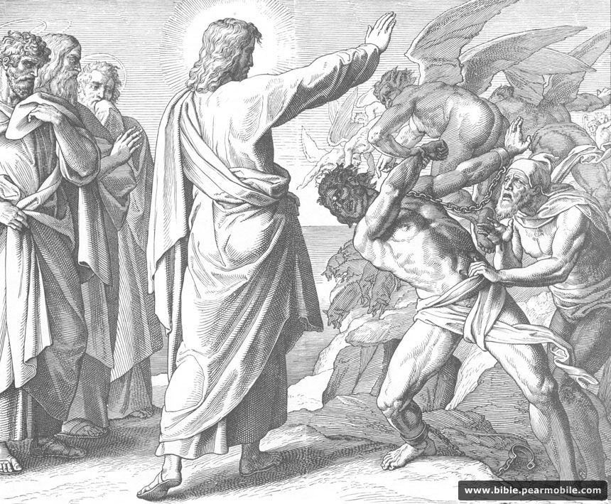 Matteuksen 8:28 - Jesus Drives Out a Demon