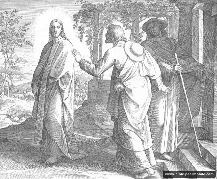 Lucas 24:18 - Disciples on Road to Emmaus