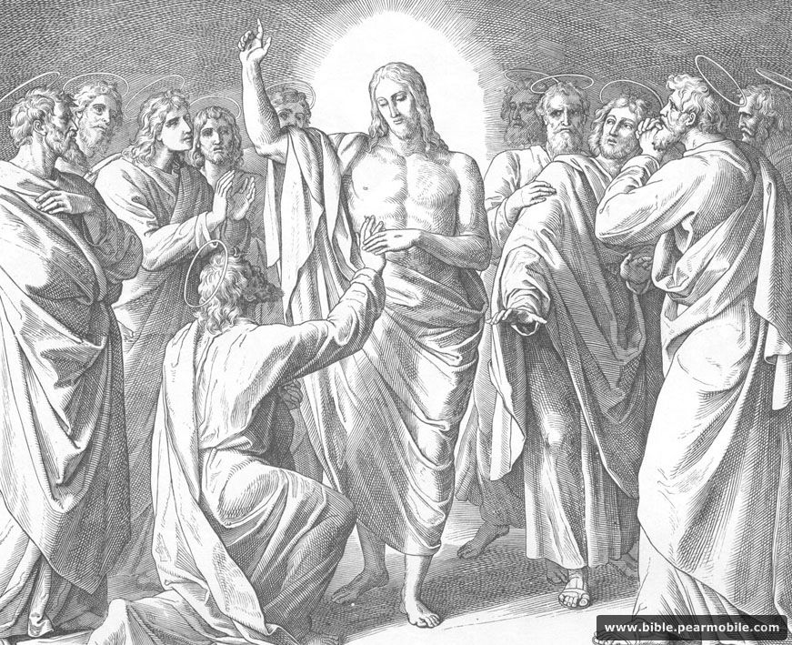 Johanneksen 20:26 - Jesus Appears to Thomas