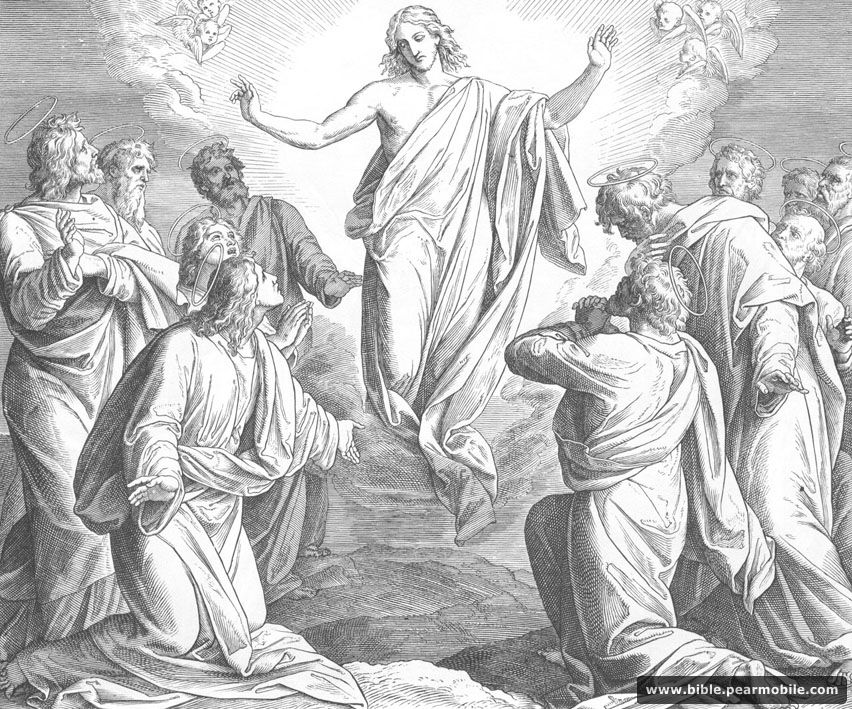 Lukáš 24:51 - Jesus Taken Up into Heaven