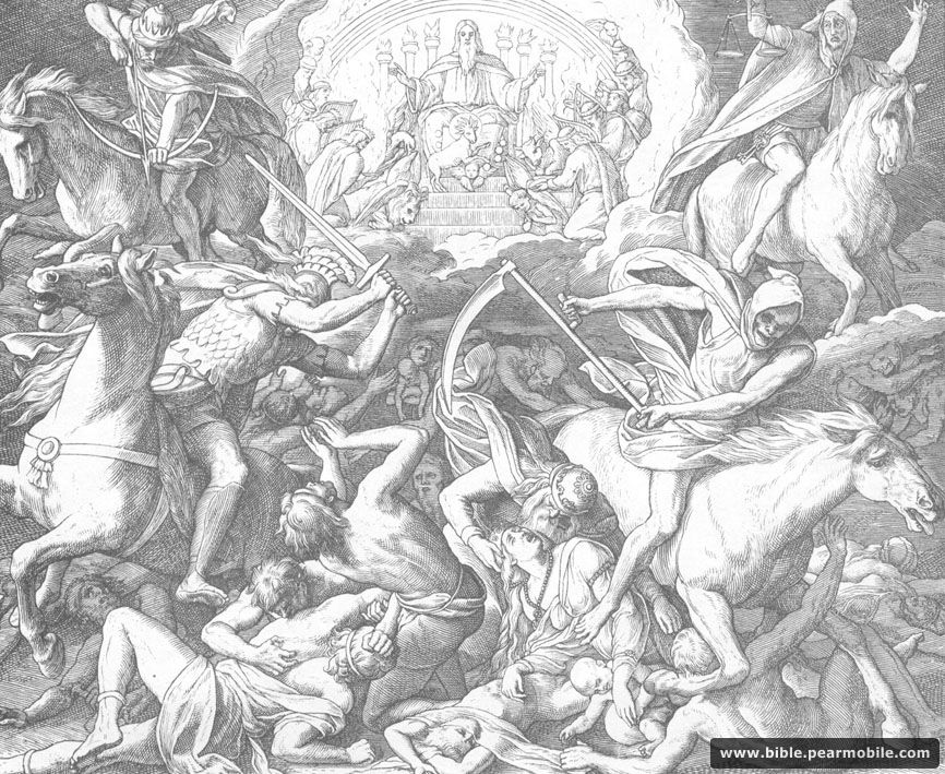 Откровението на Иоана 6:8 - Four Horsemen of the Apocalypse