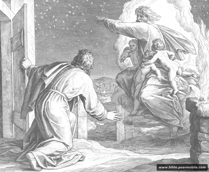 Ensimmäinen Mooseksen kirja 15:5 - God shows Abraham Stars