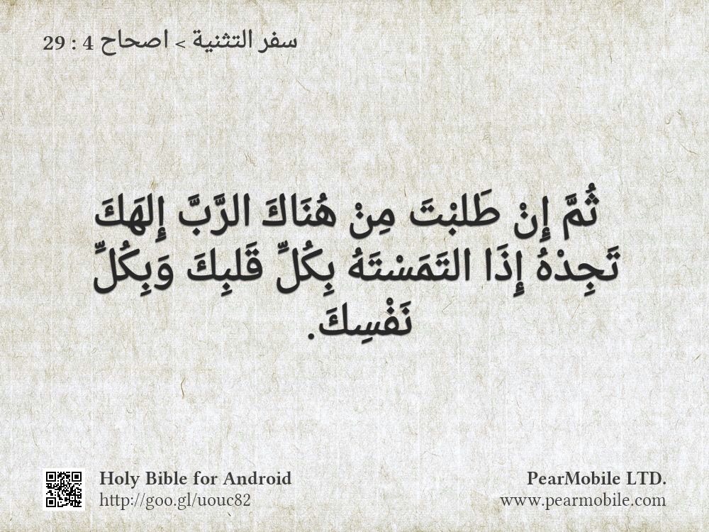 سفر التثنية, اصحاح 4:29