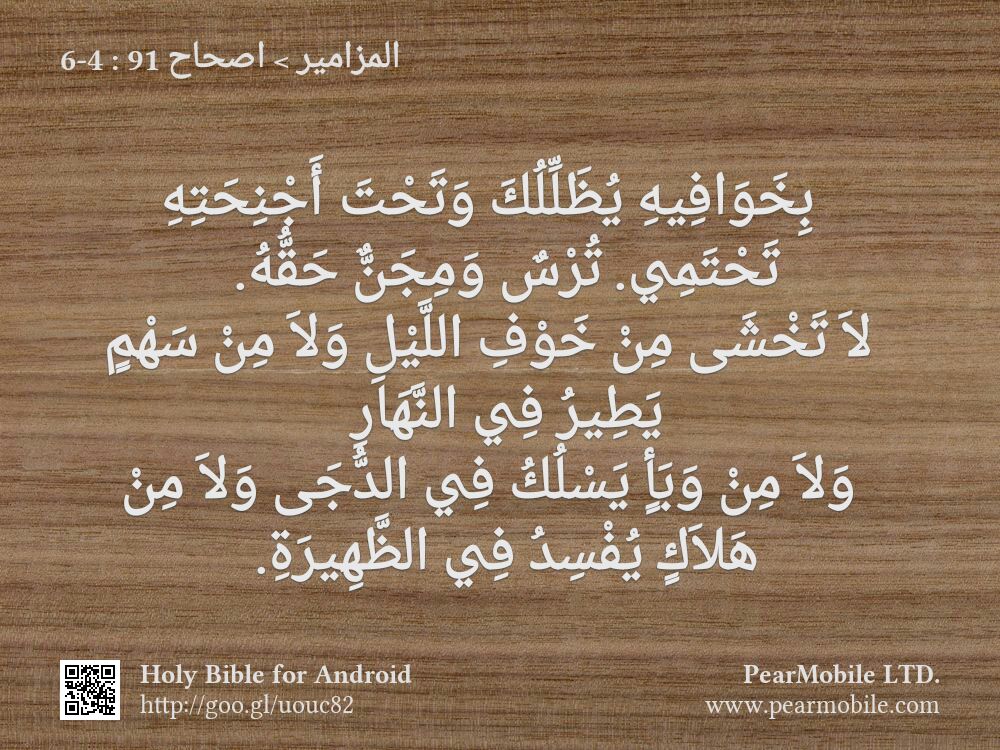 المزامير, اصحاح 91:4-6