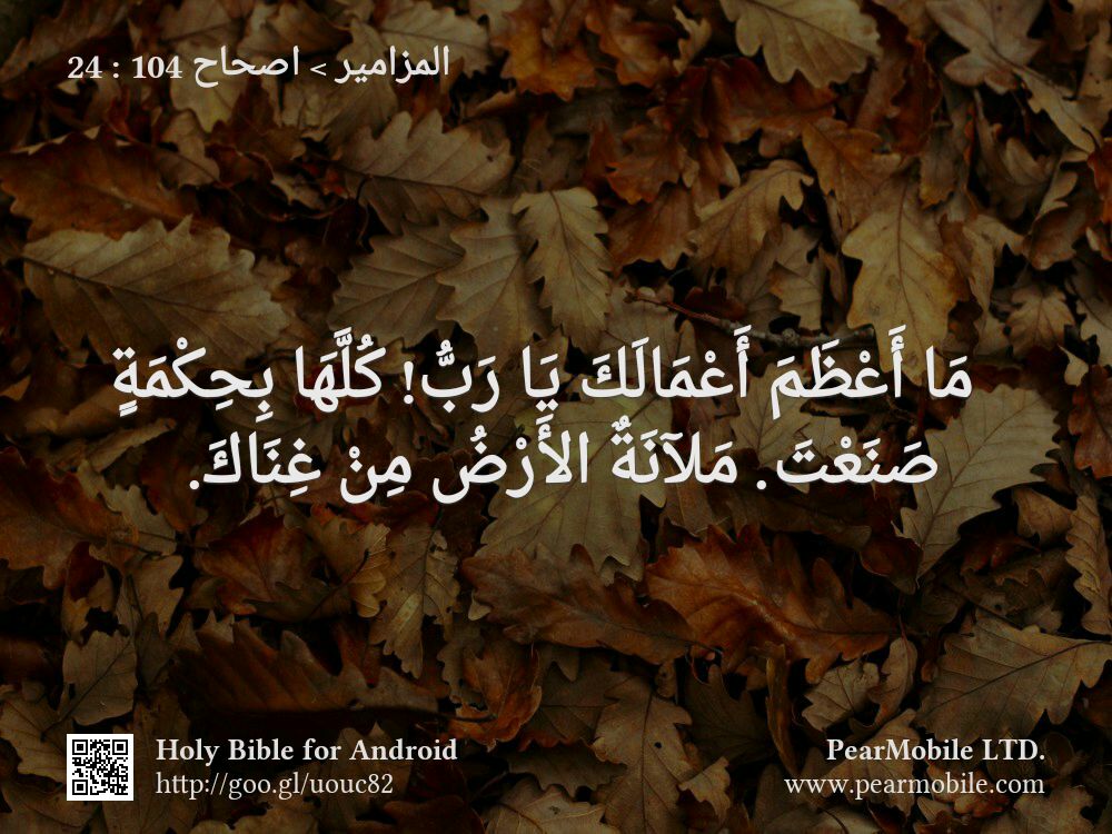 المزامير, اصحاح 104:24