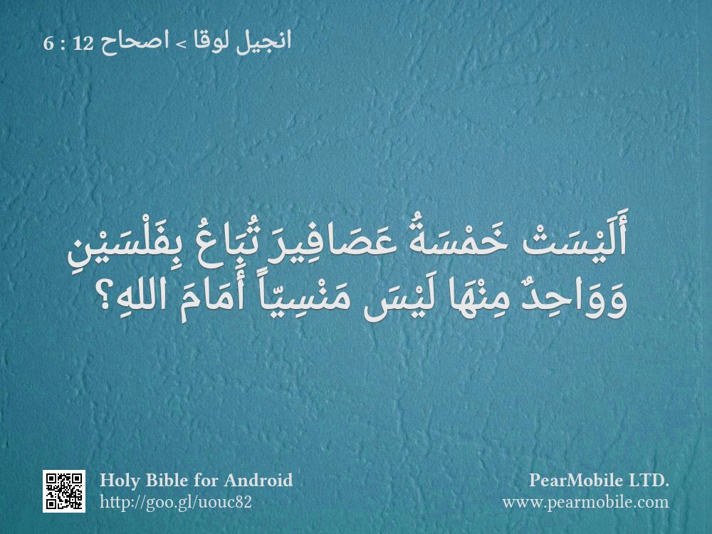 انجيل لوقا, اصحاح 12:6