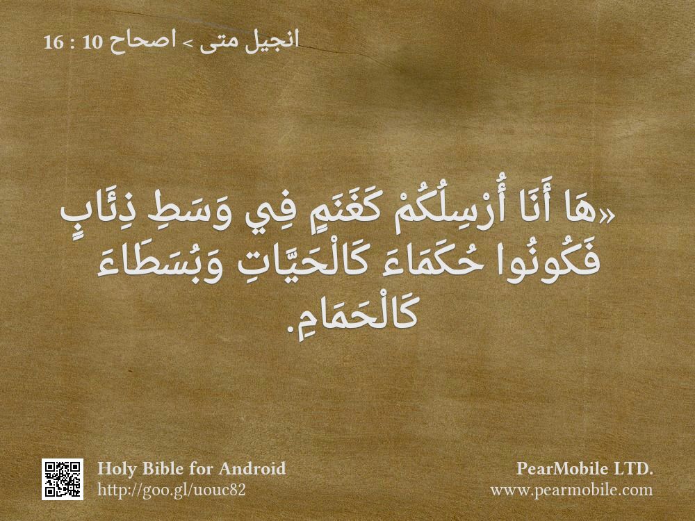 انجيل متى, اصحاح 10:16