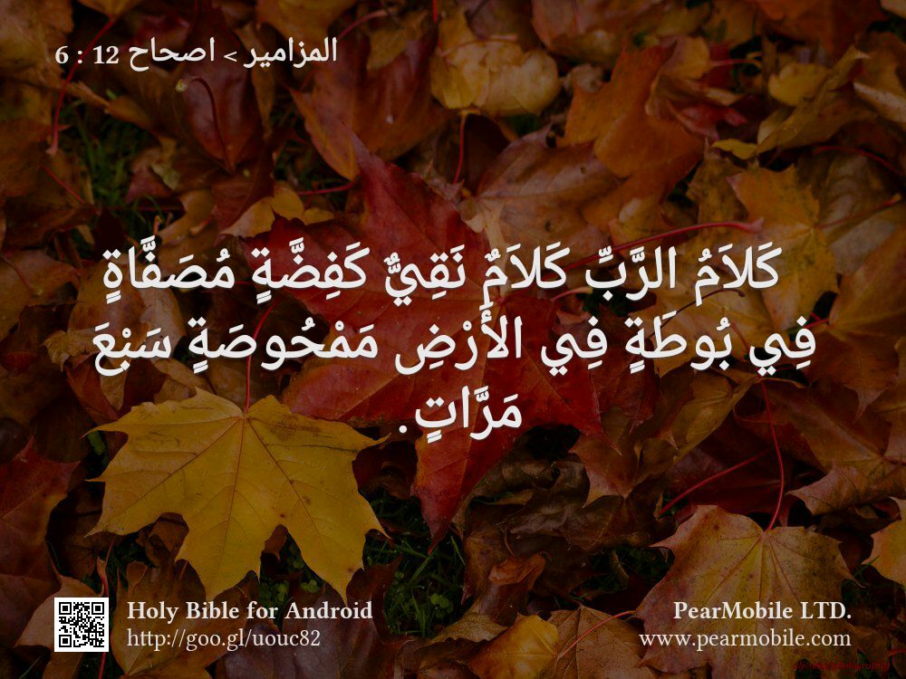 المزامير, اصحاح 12:6