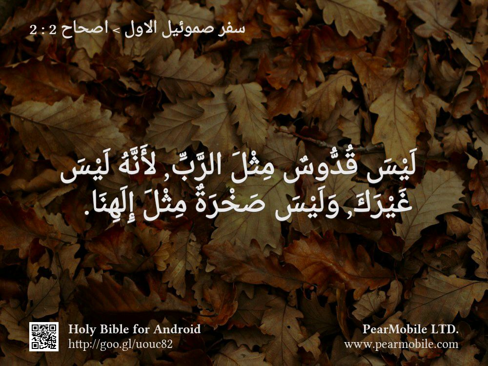 سفر صموئيل الاول, اصحاح 2:2